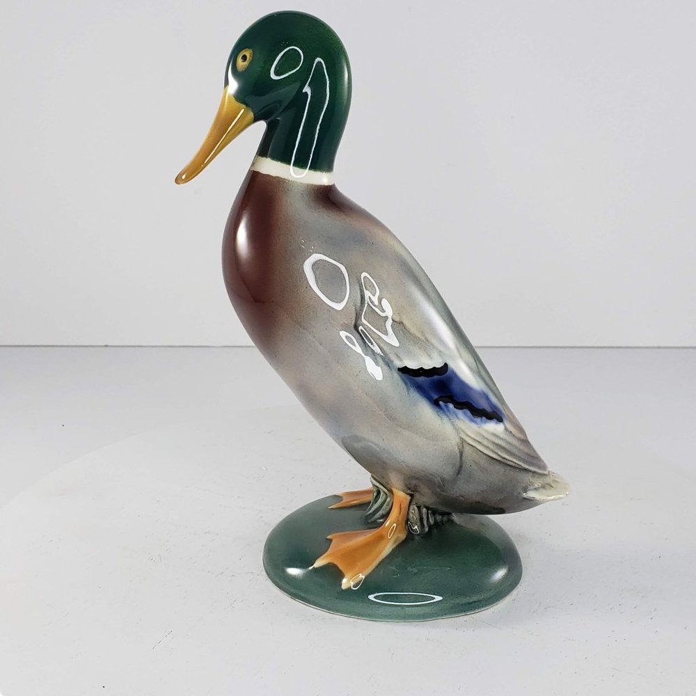Will George Pasadena Mallard Duck Figurine 405M California Pottery